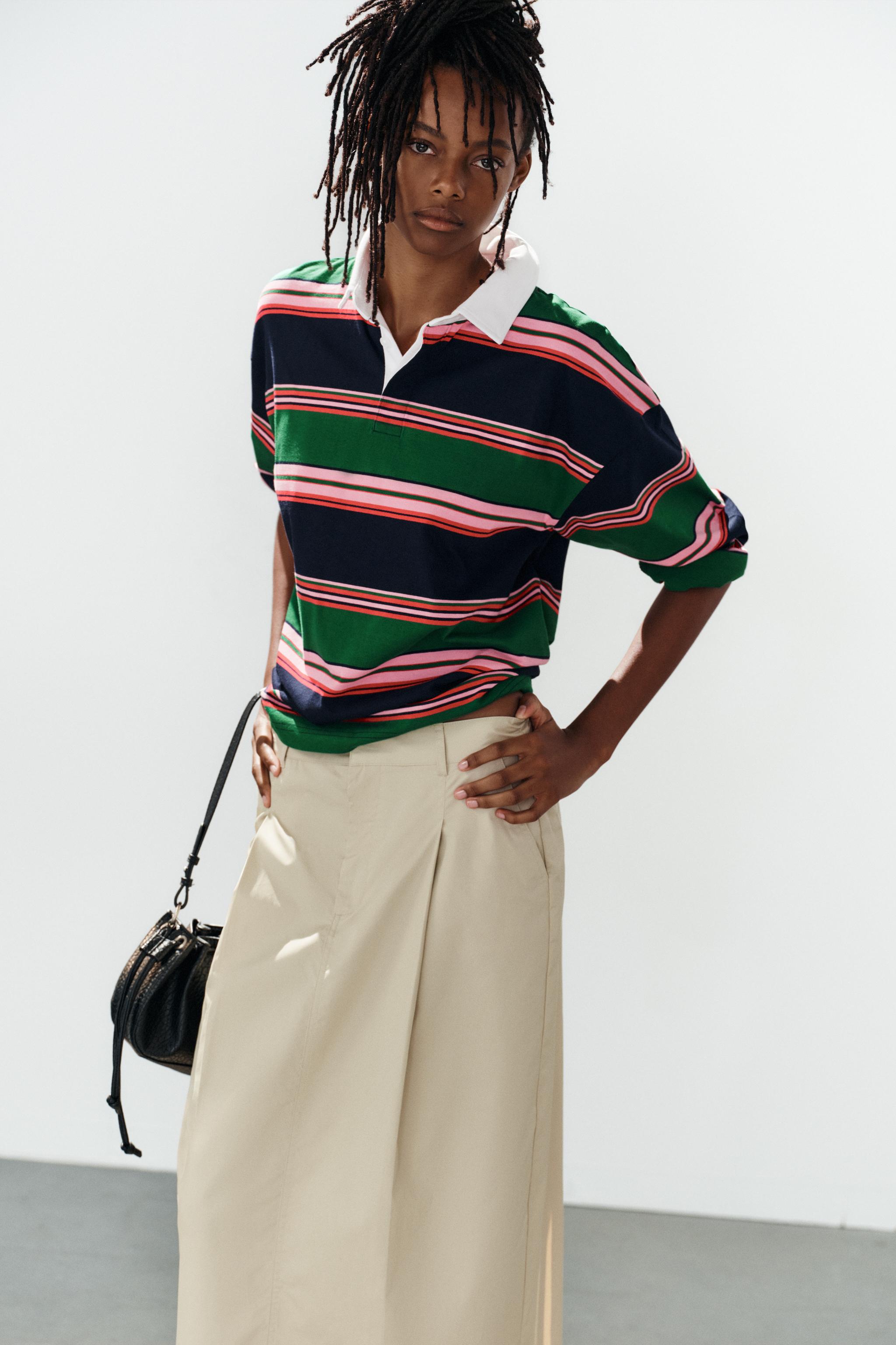 PLEATED MIDI SKIRT